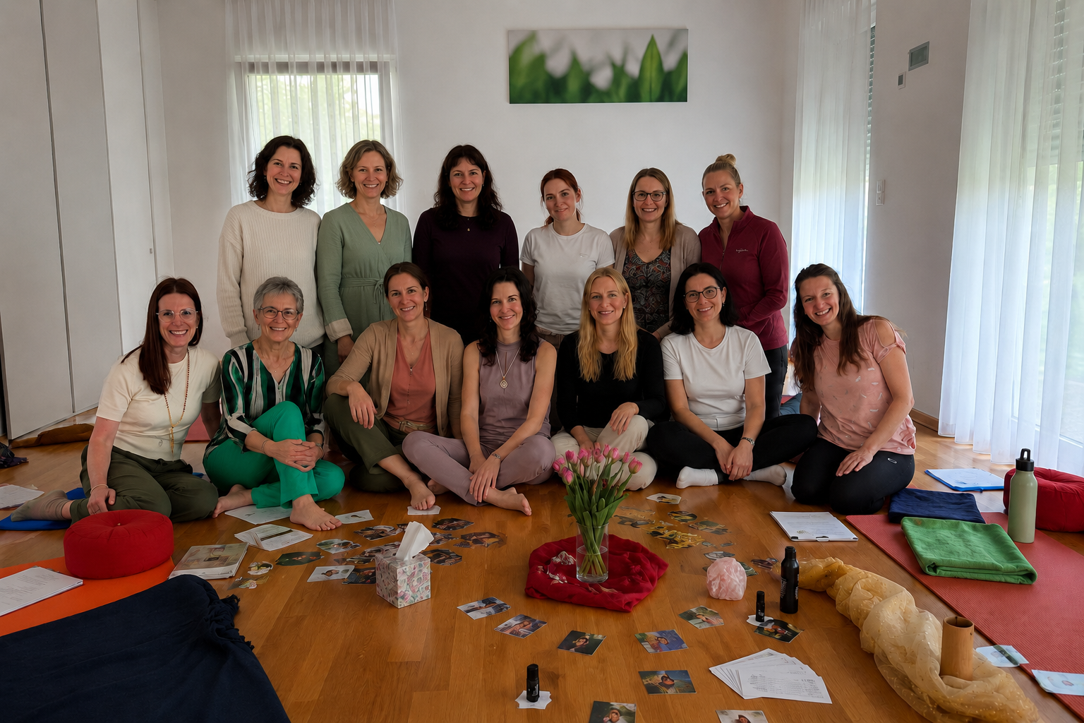 Frauen beim Inner Glow Day